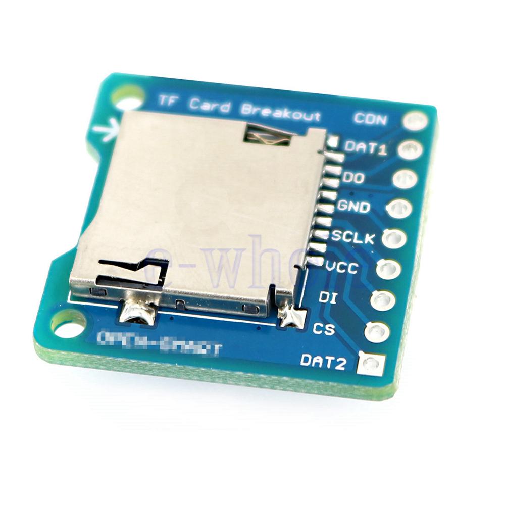 Silber Micro SD /TF Karte Breakout Transfer Board Modul MB102 DIY DL New Blau